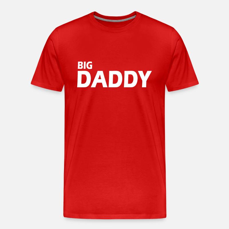 BIG DADDY - Männer Premium Bio T-Shirt - Rot