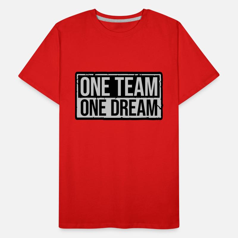 Schild One Team Männer Premium Bio T-Shirt