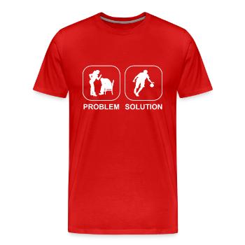 Handball Club Handball Handball Handball Player - Men's Premium Organic T-Shirt - red - Front - Damien (186cm)
