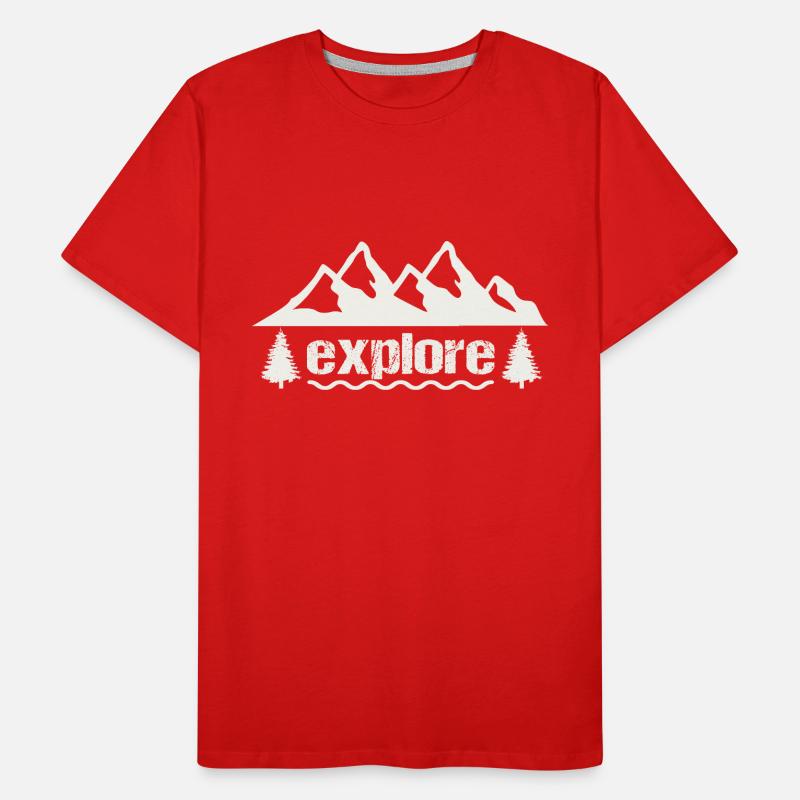 explore Men's Premium Organic T-Shirt