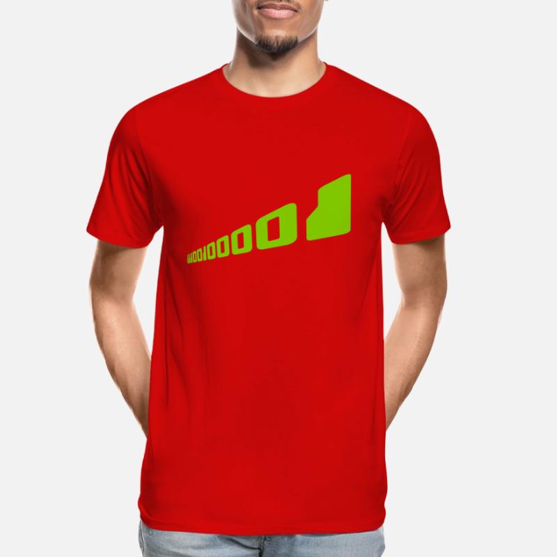 Langage de programme de code binaire T-shirt bio Premium Homme