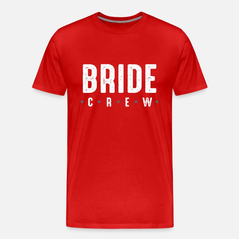 Bride Crew - Männer Premium Bio T-Shirt - Rot