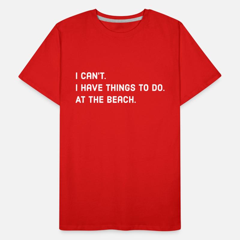 Citation de plage T-shirt bio Premium Homme