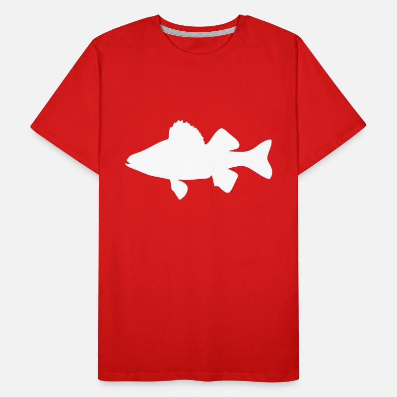 Perche blanche T-shirt bio Premium Homme