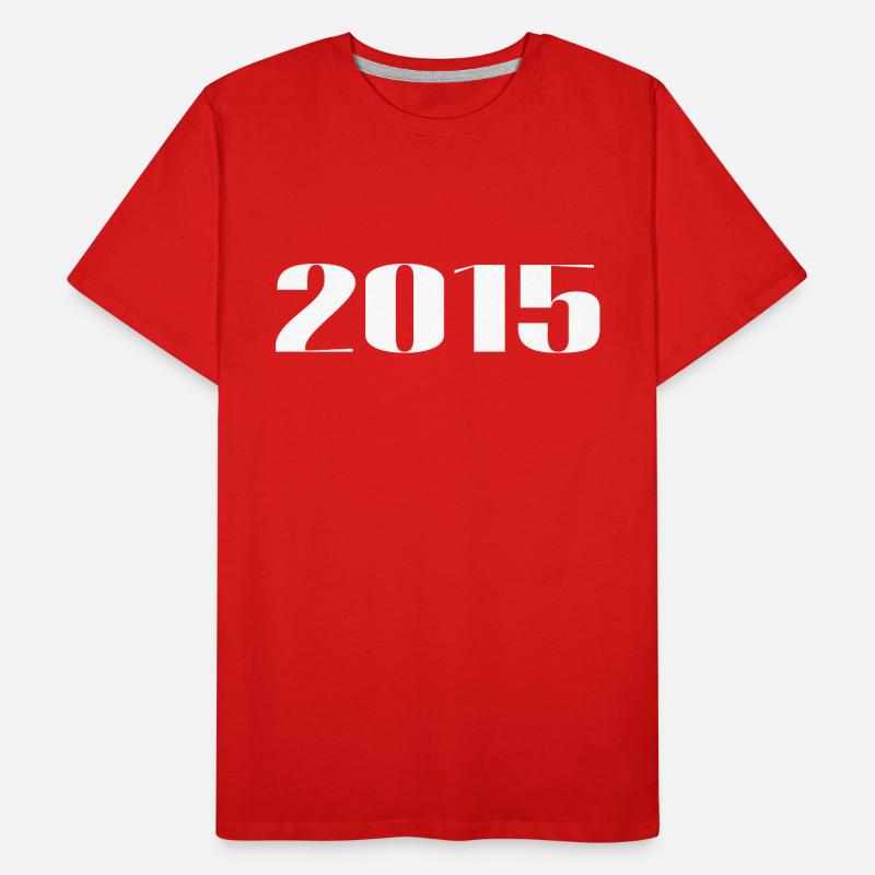 2015 - Cadeau né en 2015 T-shirt bio Premium Homme
