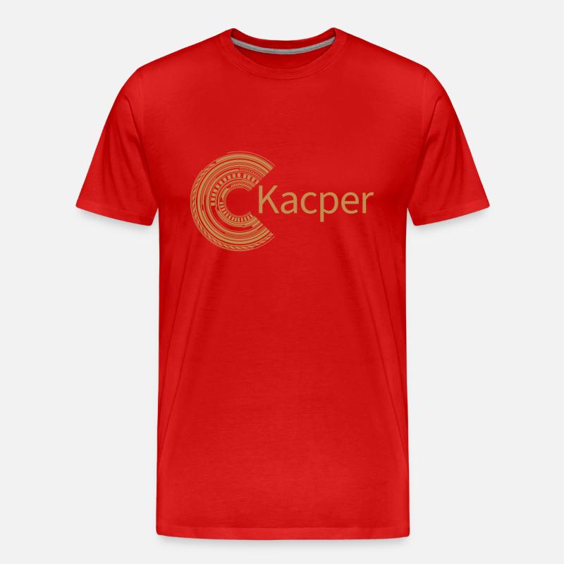 Für Kacper - Männer Premium Bio T-Shirt - Rot