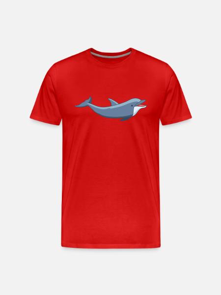 Meerestiere - Männer Premium Bio T-Shirt - Rot