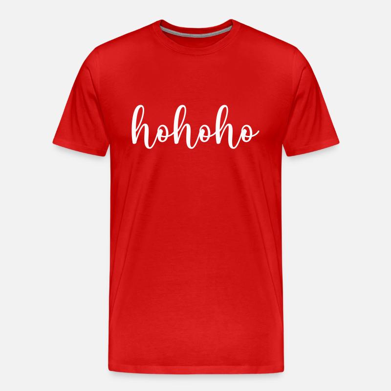 hohoho - T-shirt bio Premium Homme - rouge