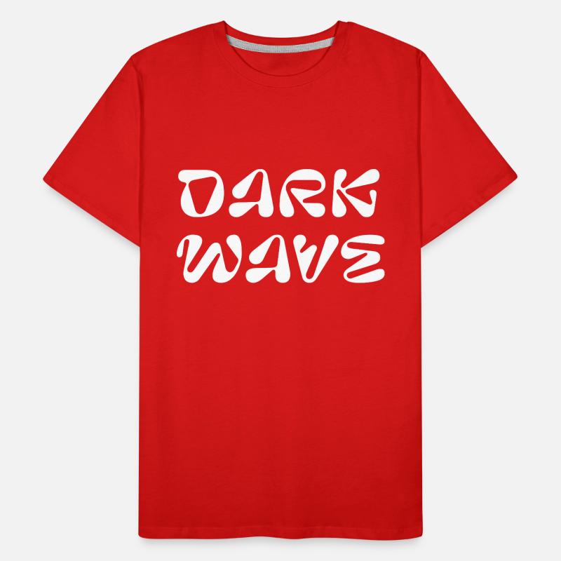 Conception du logo Dark WAVE T-shirt bio Premium Homme