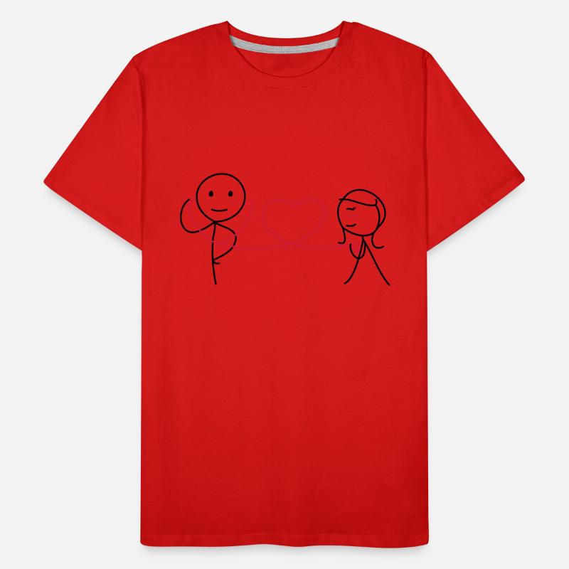 Ensemble pour toujours (AMOUR) T-shirt bio Premium Homme