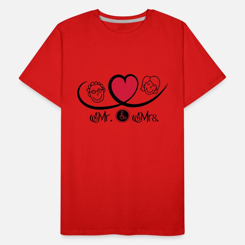 Mr and Mrs Männer Premium Bio T-Shirt
