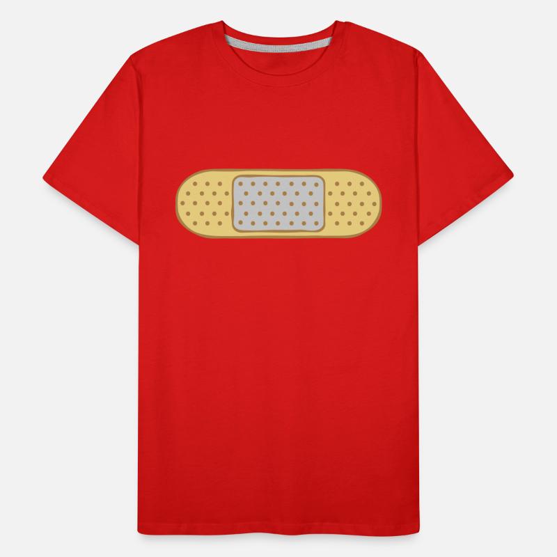 Patch Dots Design Men's Premium Organic T-Shirt