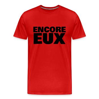 encore eux - T-shirt bio Premium Homme - rouge - Devant - Damien (186cm)