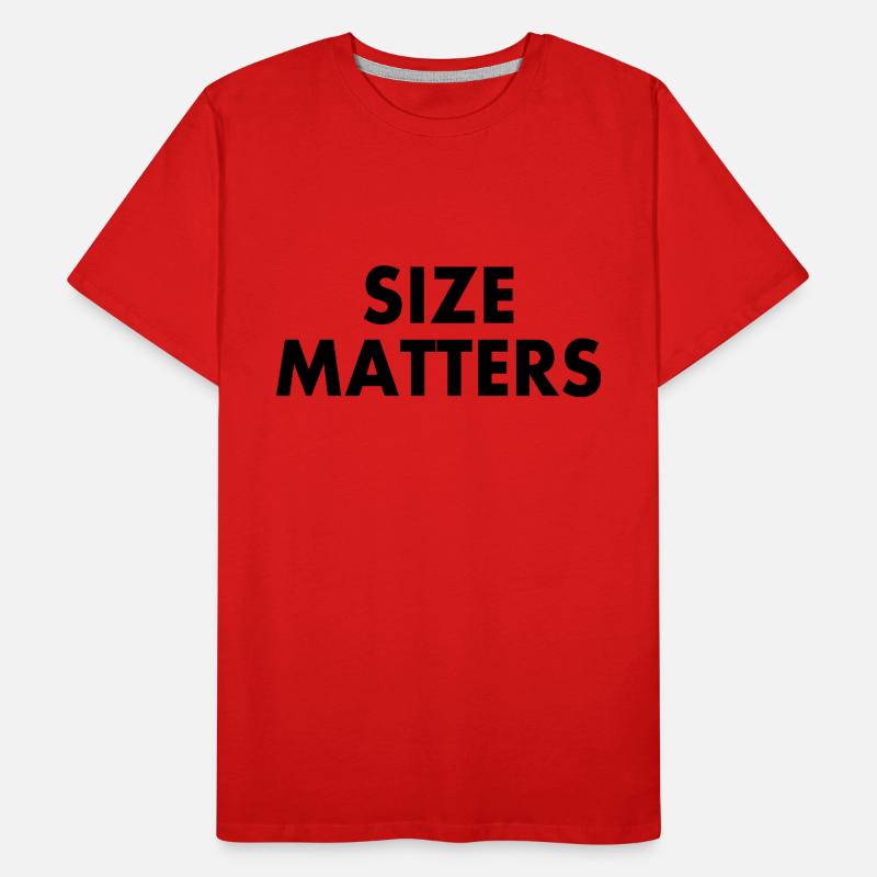 Size matters Men's Premium Organic T-Shirt