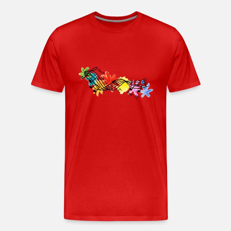 Nimms leicht - Männer Premium Bio T-Shirt - Rot