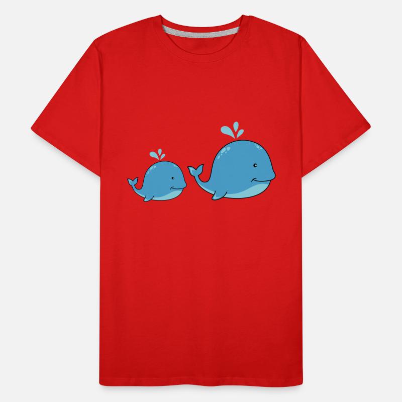 Baleines sucrées T-shirt bio Premium Homme