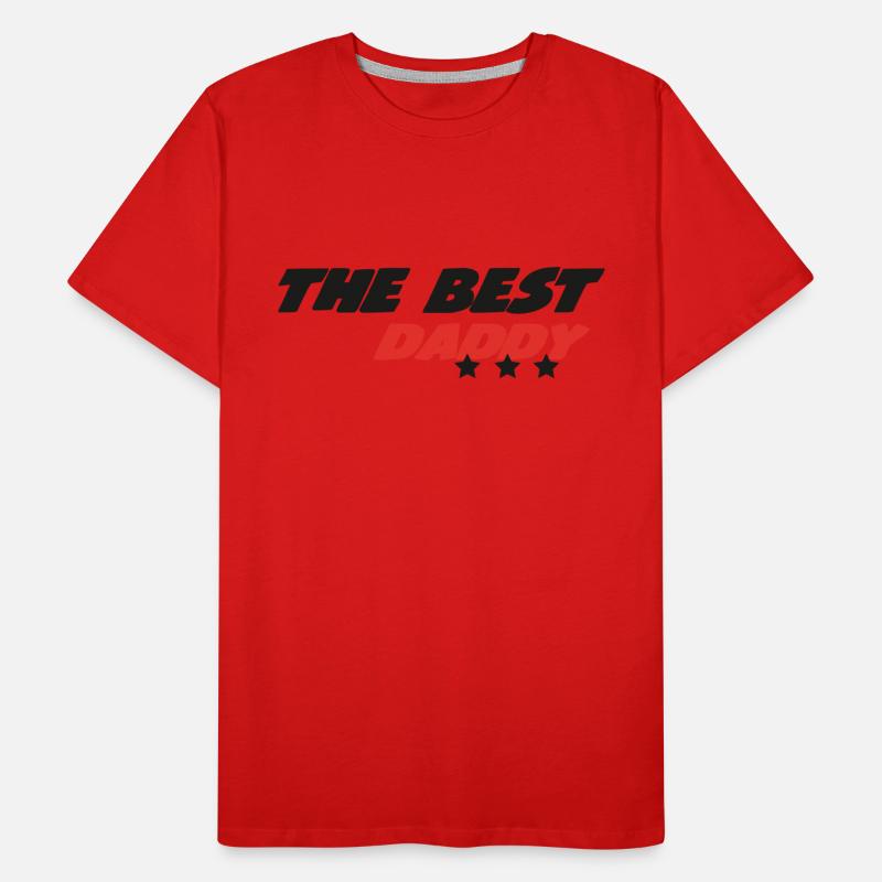 DER BESTE DADDY Männer Premium Bio T-Shirt