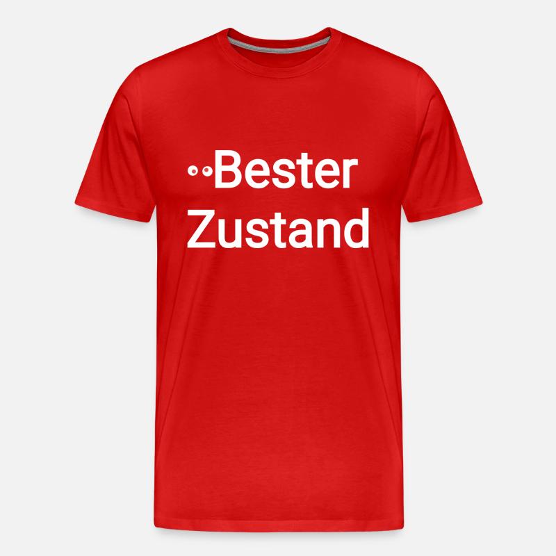 Bester Zustand - Männer Premium Bio T-Shirt - Rot