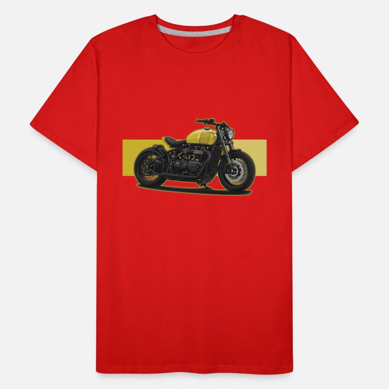 Bobber // Custom // Motorcycle Men's Premium Organic T-Shirt