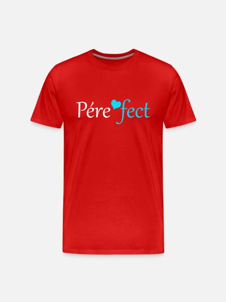 Pére-fect - T-shirt bio Premium Homme - rouge