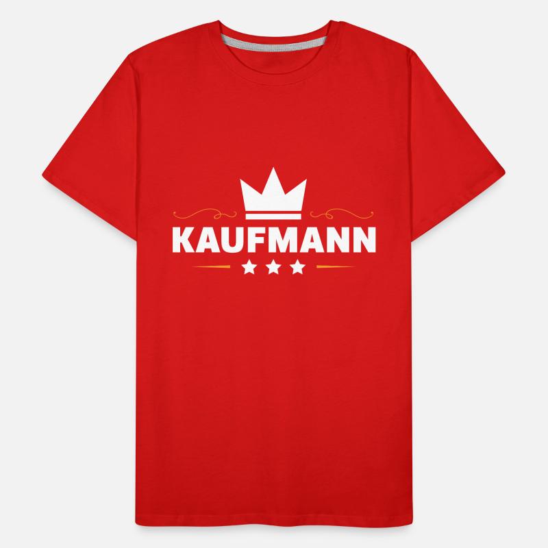 Kaufmann Beruf Männer Premium Bio T-Shirt