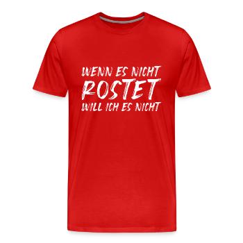 Auto Tuning Autoschrauber Tuning Schrauber - Männer Premium Bio T-Shirt - Rot - Vorne - Damien (186cm)
