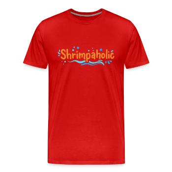 Shrimpaholic Shrimp Keeping Aquarium - Männer Premium Bio T-Shirt - Rot - Vorne - Damien (186cm)