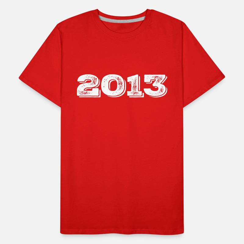 Geburtstagsgeschenk 2013 - 2013 Männer Premium Bio T-Shirt