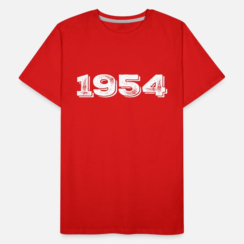 Geburtstagsgeschenk 1954 - 1954 Männer Premium Bio T-Shirt