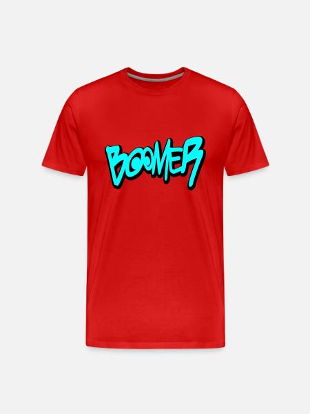 Boomer - Men's Premium Organic T-Shirt - red