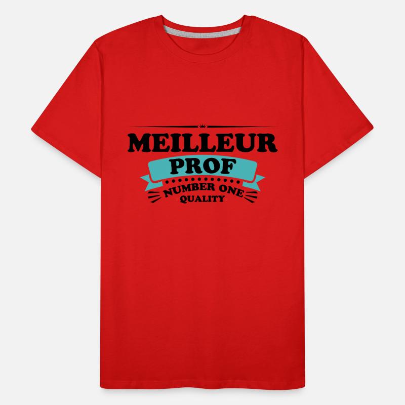 Bester Lehrer Männer Premium Bio T-Shirt