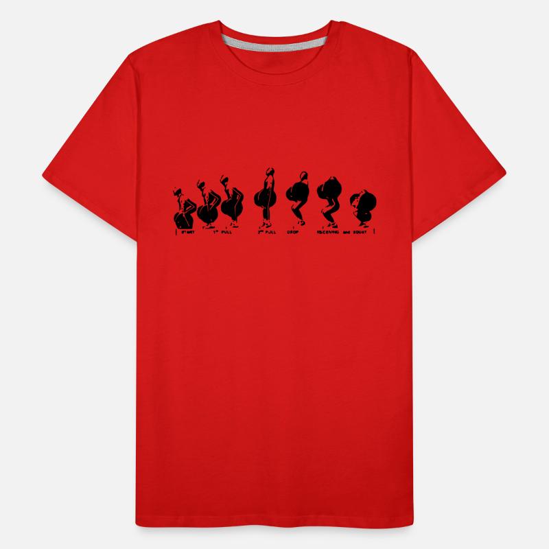 Squat Clean T-shirt bio Premium Homme