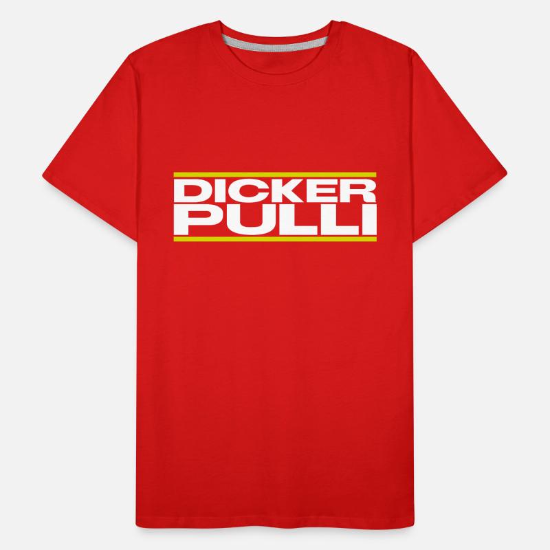 DICKER PULLI Männer Premium Bio T-Shirt