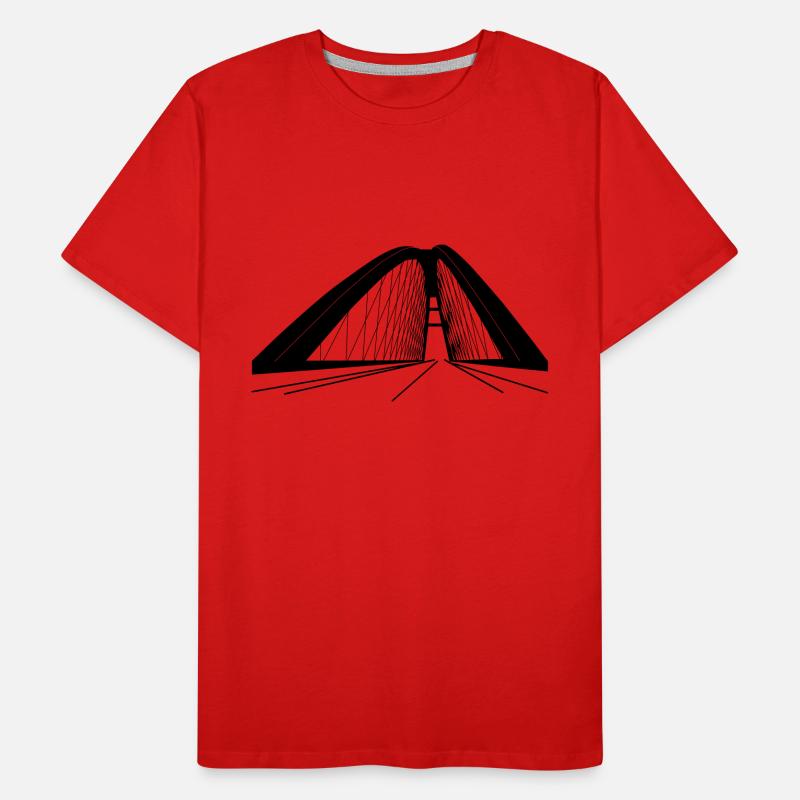 Fehmarnsundbrücke Männer Premium Bio T-Shirt