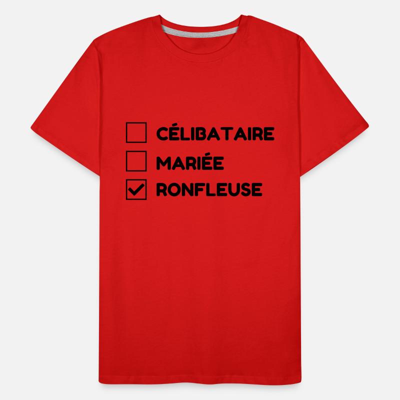 Ronfler / Ronfleur / Ronfleuse / Ronflement T-shirt bio Premium Homme