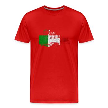 Italie Italie Italie Rome Europe Italie Italie Milan - T-shirt bio Premium Homme - rouge - Devant - Damien (186cm)