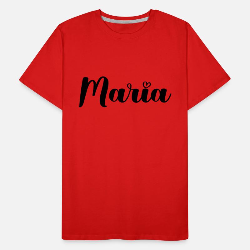Maria Men's Premium Organic T-Shirt