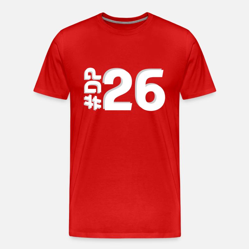 DP26-KARTON - Männer Premium Bio T-Shirt - Rot