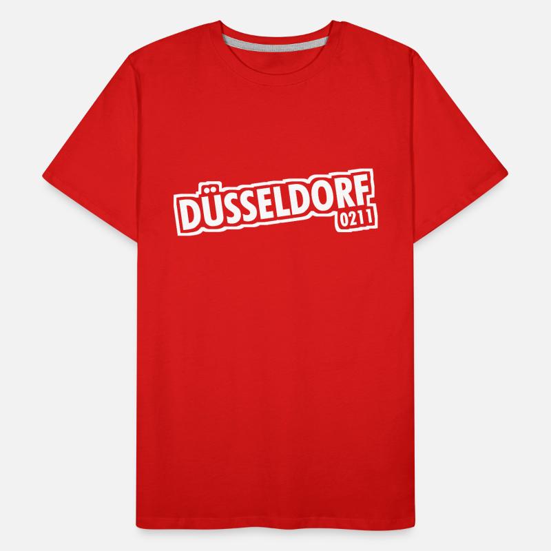 Dusseldorf - 0211 - Dialling Code - NRW - Ruhrpott Men's Premium Organic T-Shirt