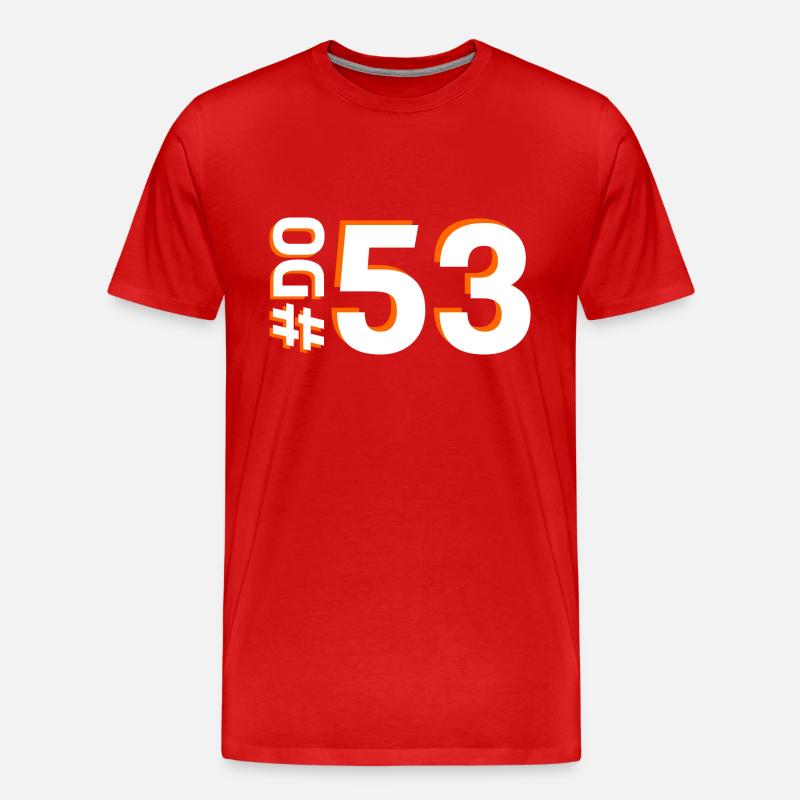 DO53 - Männer Premium Bio T-Shirt - Rot