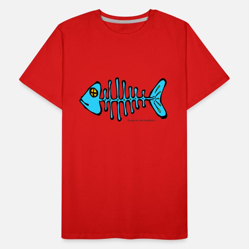 Fish bone Men's Premium Organic T-Shirt