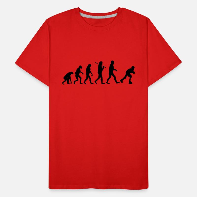 rollers évolution T-shirt bio Premium Homme