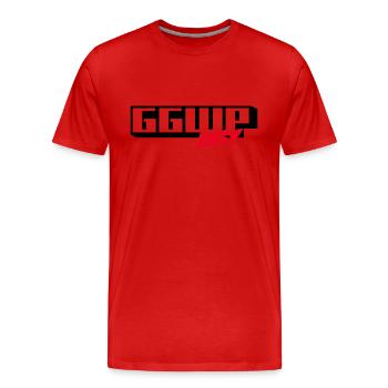 GG WP FACILE - T-shirt bio Premium Homme - rouge - Devant - Damien (186cm)