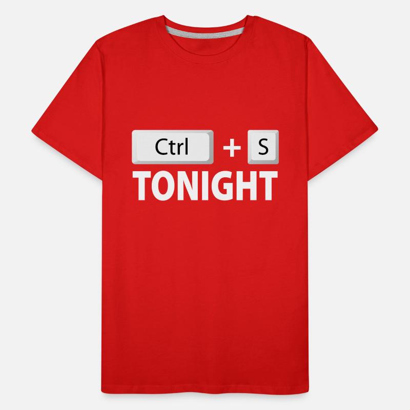 Save (Ctrl + S) tonight Men's Premium Organic T-Shirt