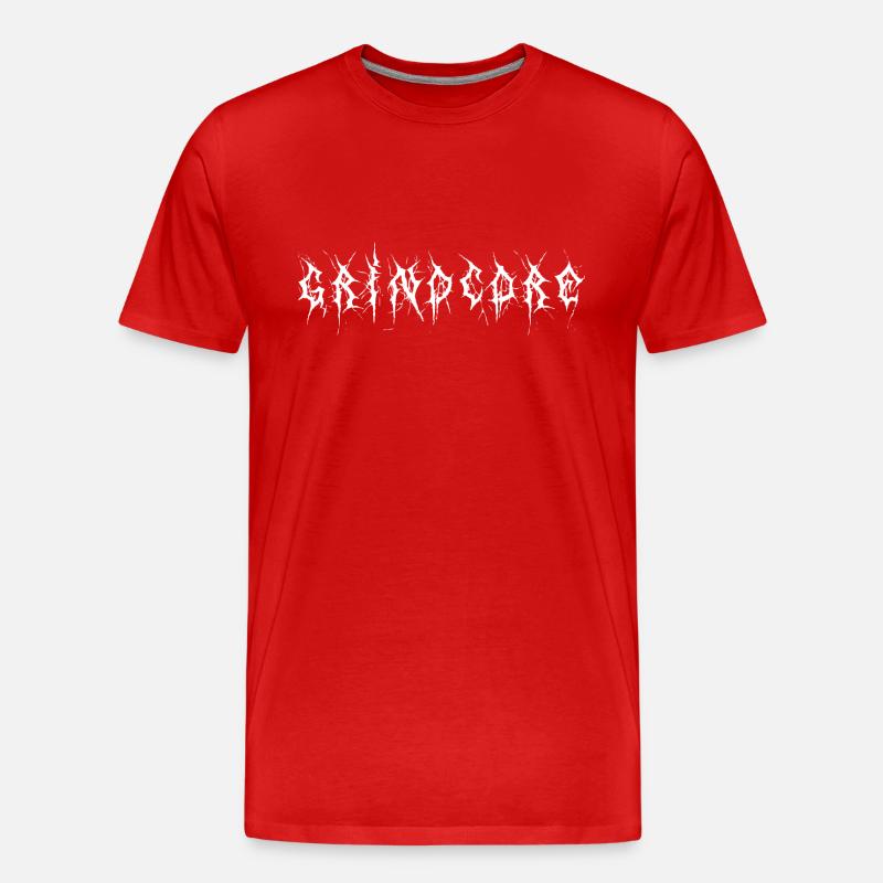 Grindcore - Männer Premium Bio T-Shirt - Rot