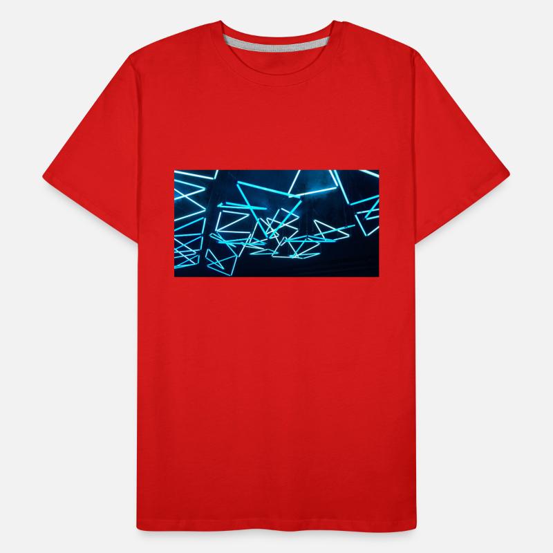 Triangle luminale bleu 2 BST T-shirt bio Premium Homme