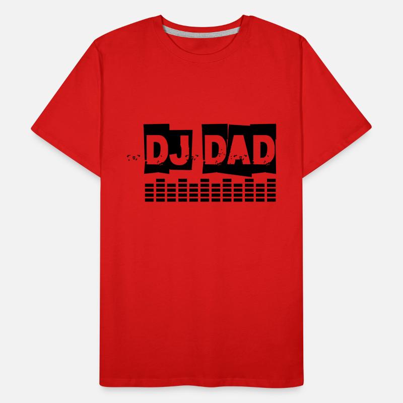 DJ DAD Turntable Equalizer Männer Premium Bio T-Shirt