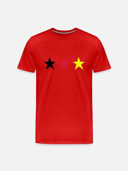 German Trible - Männer Premium Bio T-Shirt - Rot