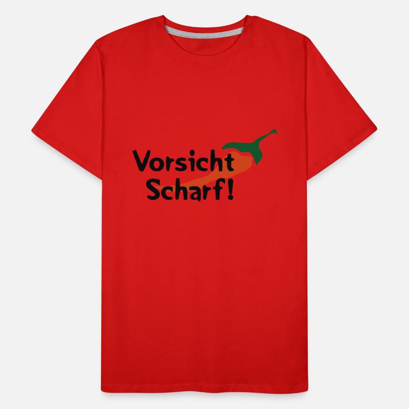 Caution Sharp! Men's Premium Organic T-Shirt