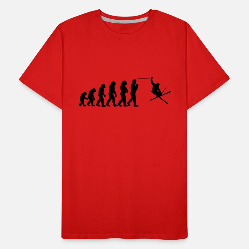 Ski Evolution T-shirt bio Premium Homme